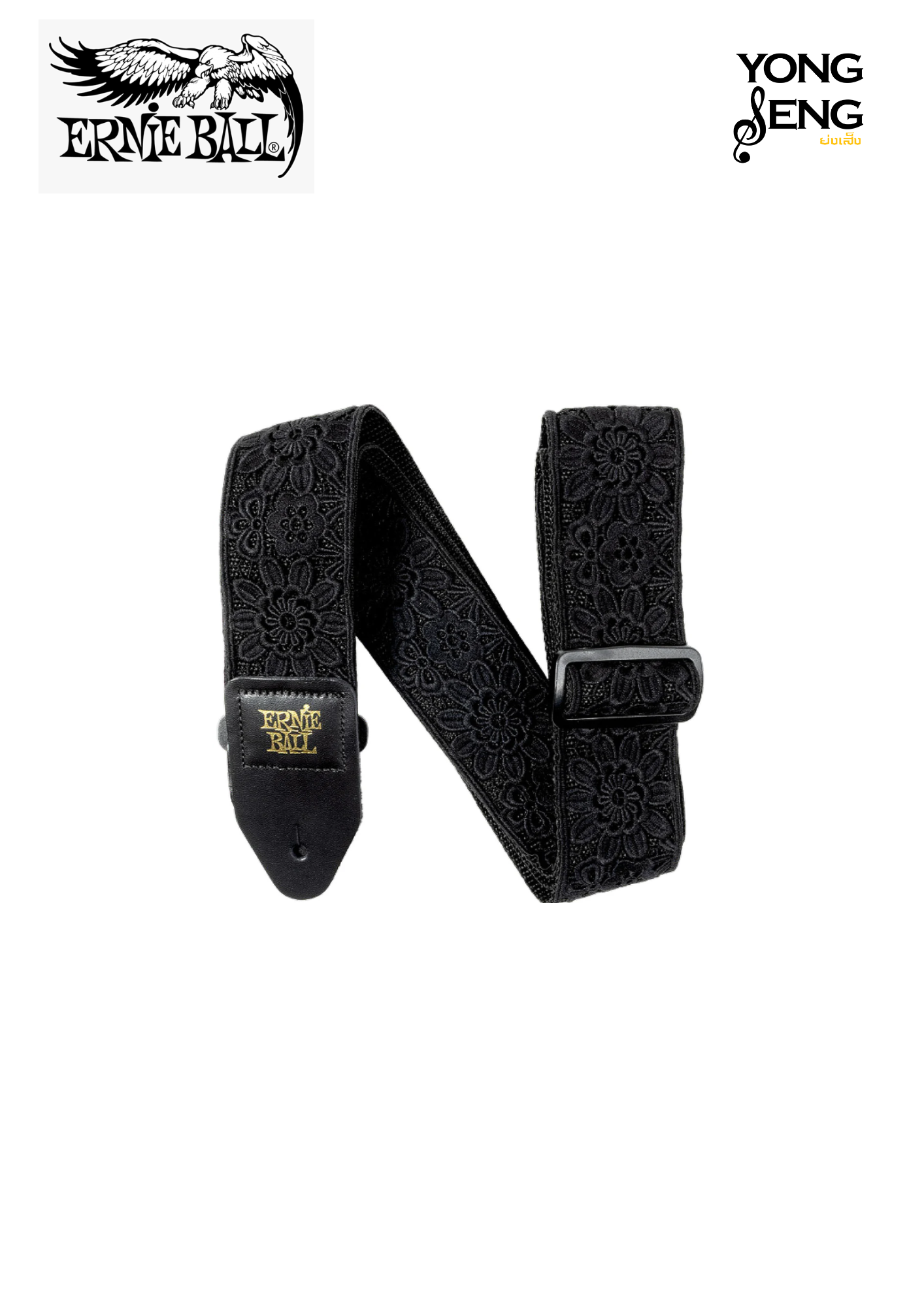 สายสะพาย Ernie Ball (Daisy After Dark Jacquard Strap)