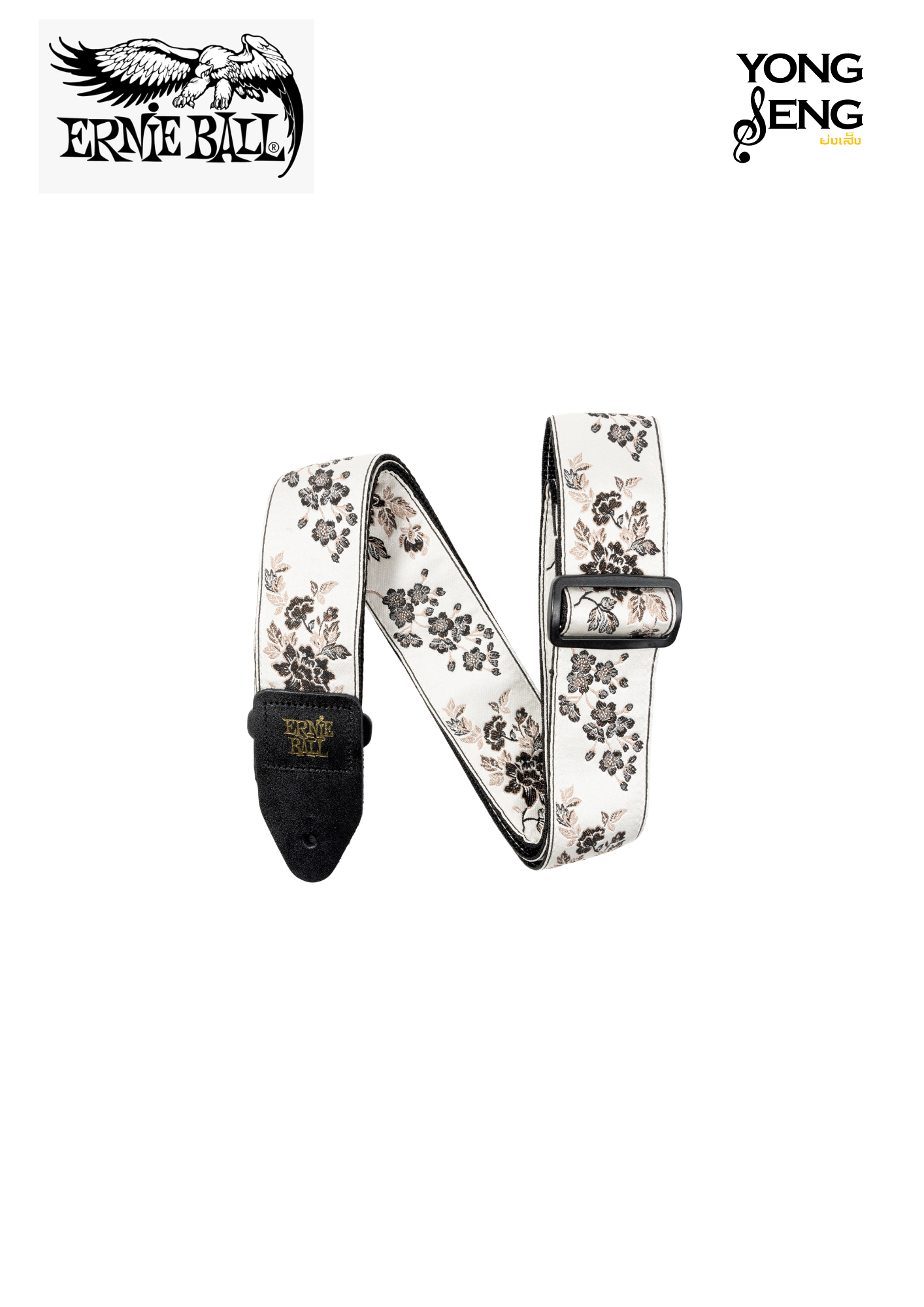 สายสะพาย Ernie Ball (Shadow Blossom Jacquard Strap)