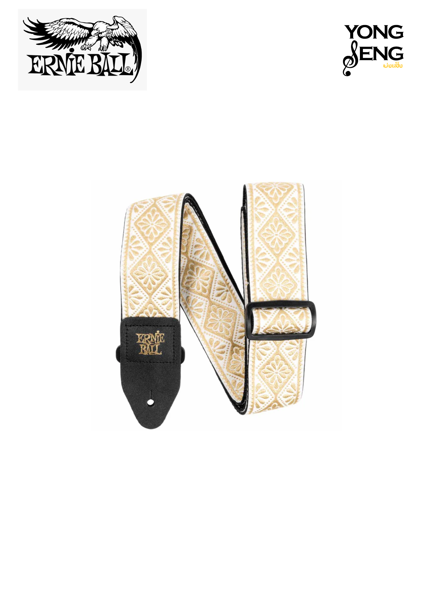 สายสะพาย Ernie Ball (Diamond Blossom Jacquard Strap)
