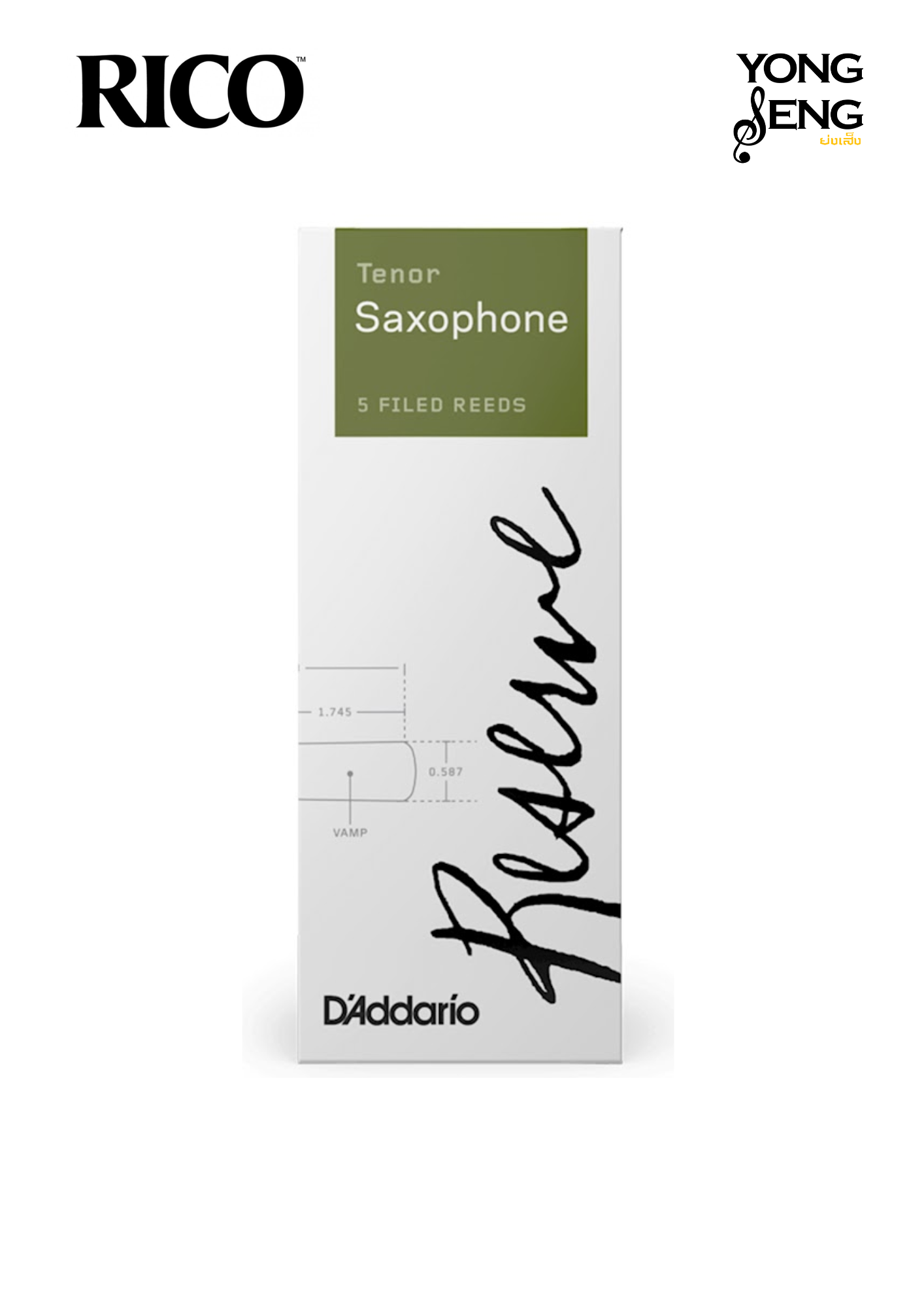 ลิ้นเทเนอร์ แซกฯ Rico (Reserve)