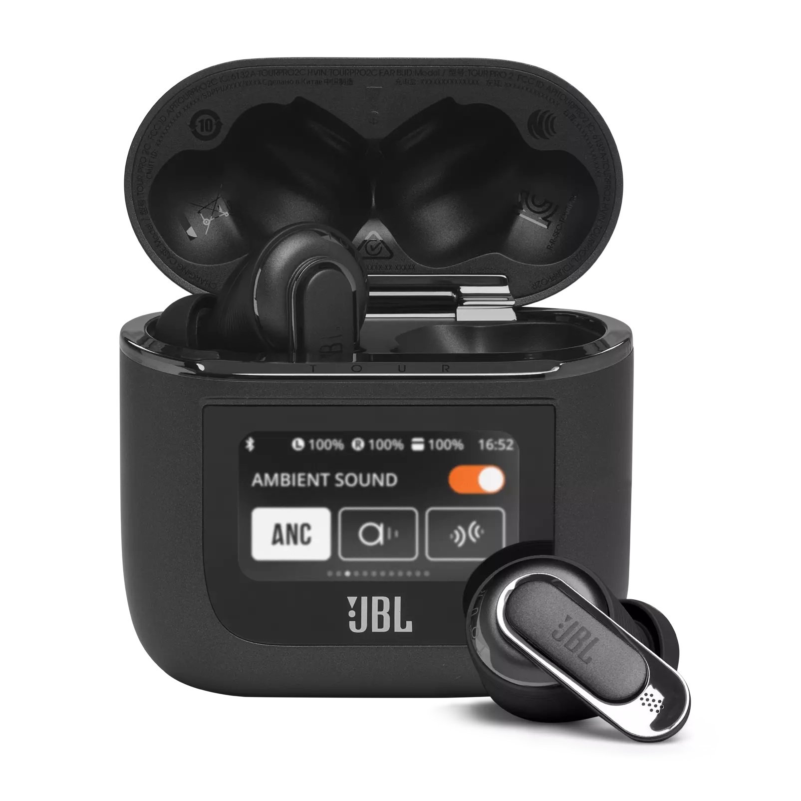 JBL Tour Pro 2 True Wireless (Black) หูฟังไร้สาย หน้าจอเคสแบบสัมผัส