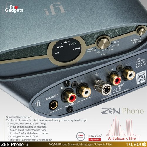 ปลุกชีพแผ่นเสียงคู่ใจ ให้เสียงใสกิ๊งราวกับเพิ่งแกะกล่อง ด้วย iFi ZEN Phono 3!