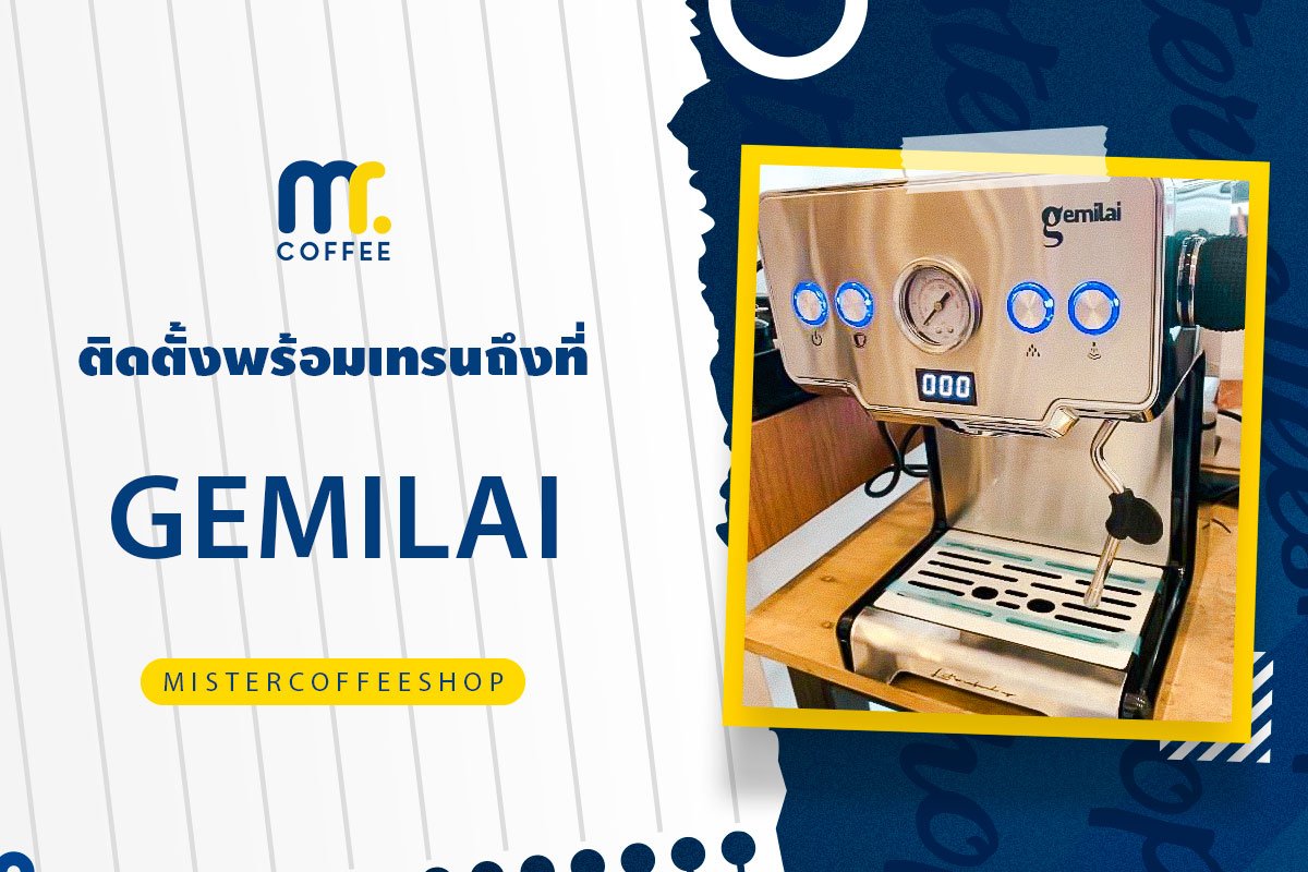 รีวิวติดตั้งเครื่องชงกาแฟสด เซ็ตเครื่องชง Gemilai รีวิวติดตั้งเครื่องชงกาแฟสด เซ็ตเครื่องชง Gemilai