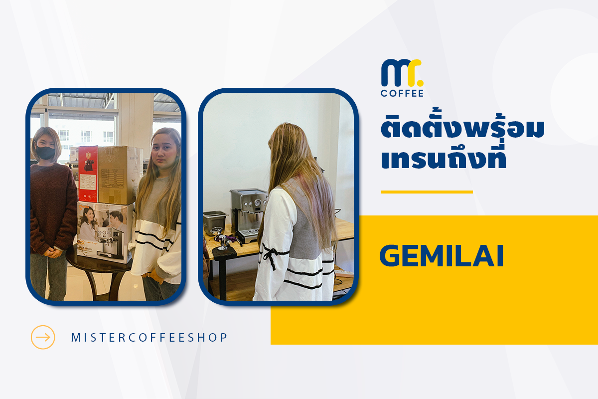 รีวิวติดตั้งเครื่องชงกาแฟสด เซ็ตเครื่องชงกาแฟ Gemilai รีวิวติดตั้งเครื่องชงกาแฟสด เซ็ตเครื่องชงกาแฟ Gemilai