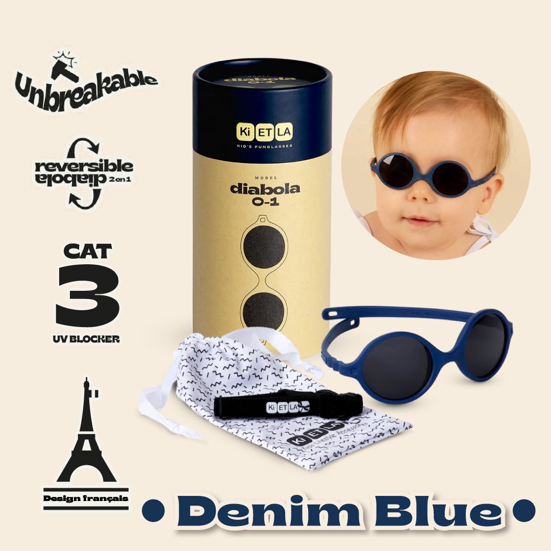 Diabola Sunglasses - Denim Blue