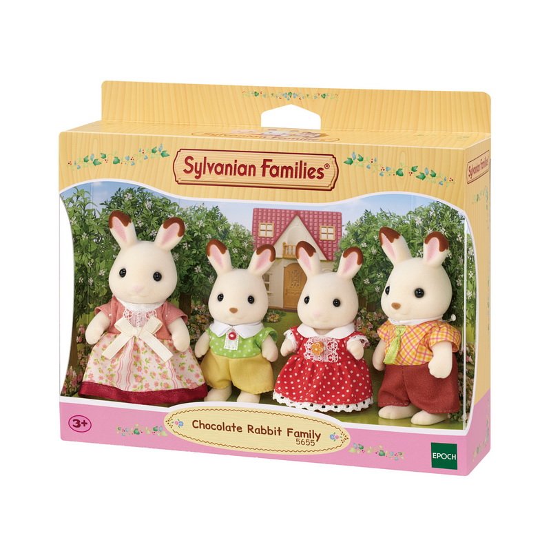 Sylvanian Families New Chocolate Rabbit Family