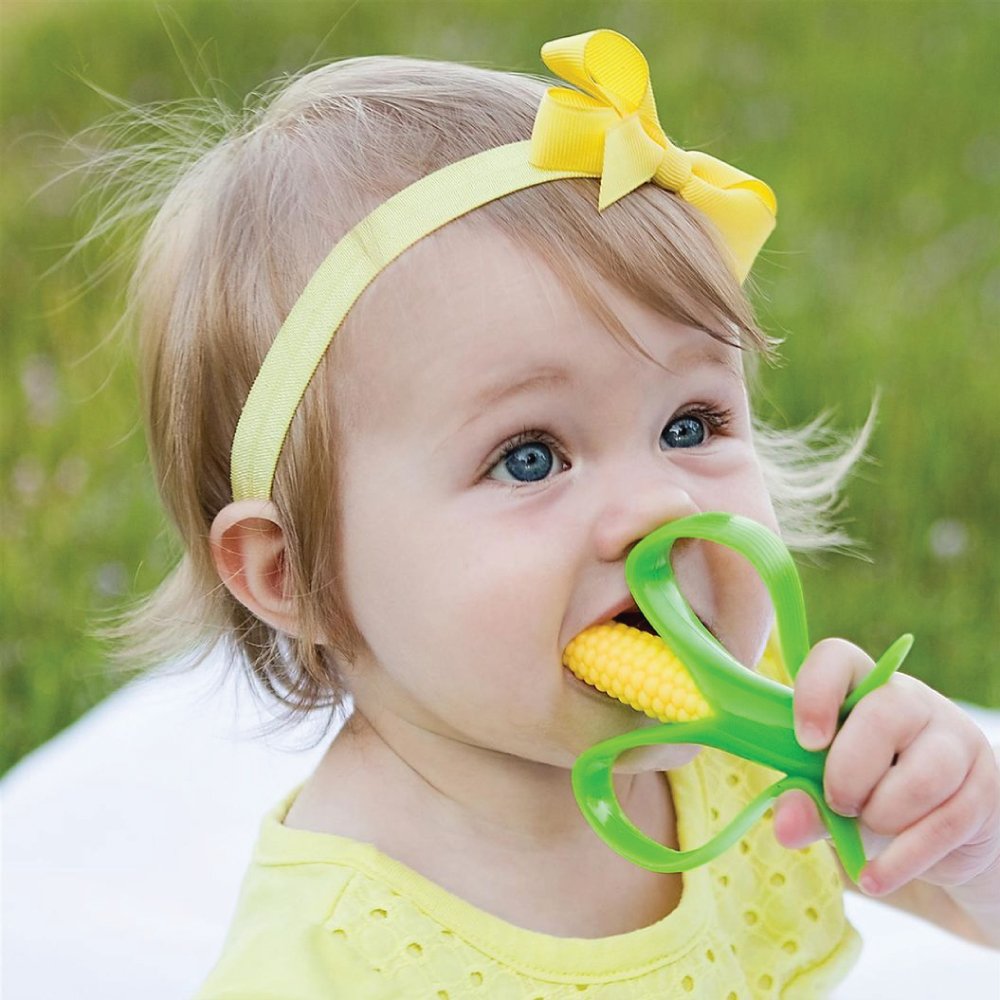 Baby Banana Corn Cob Infant Toothbrush - mommories-store