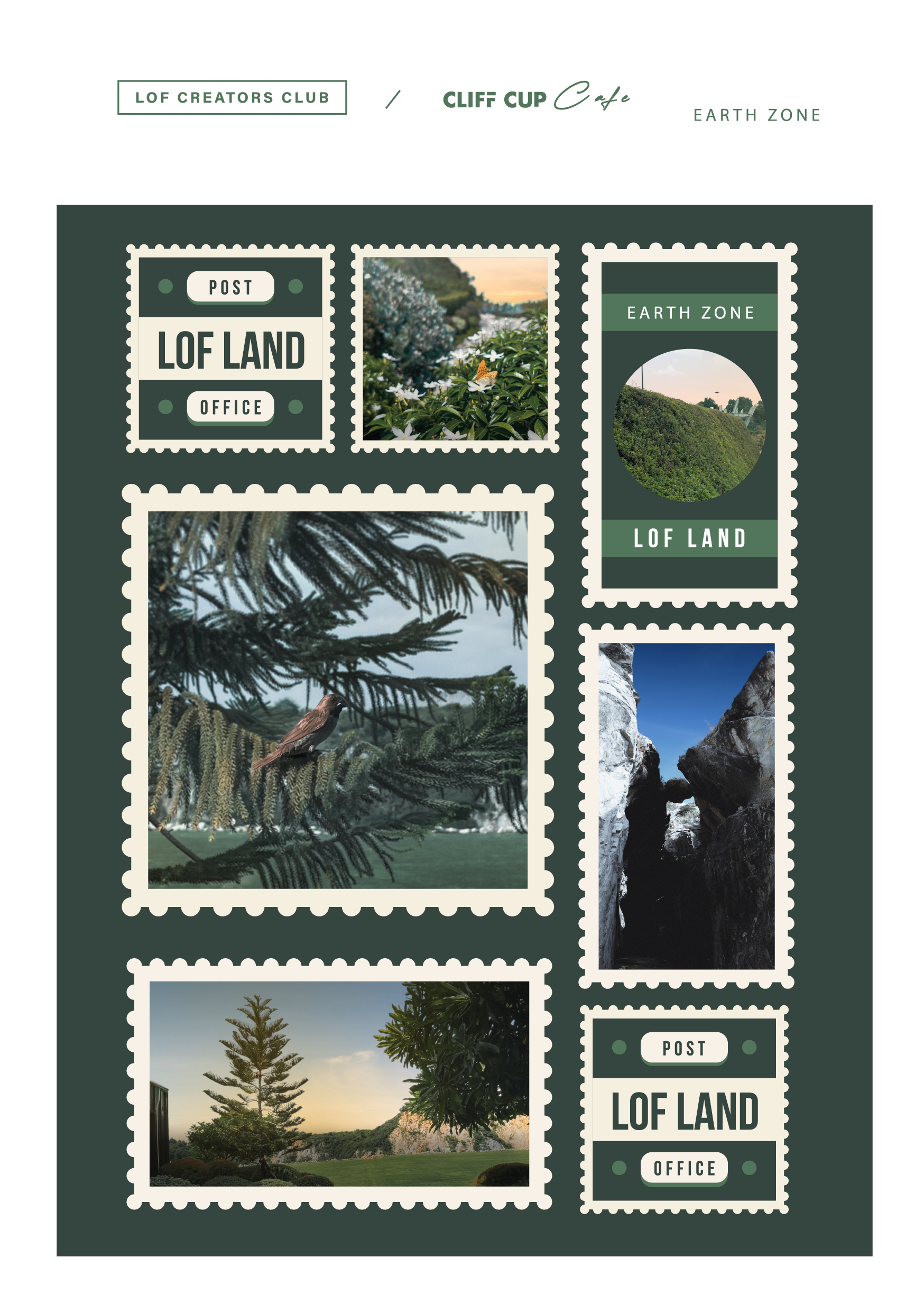 Land Sticker Premium Sticker - Earth zone