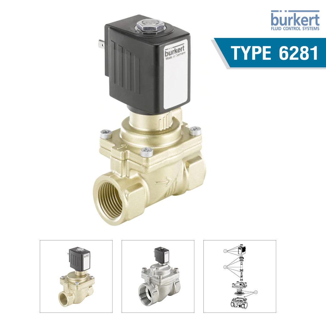 6281a Burkert - Solenoid valves Type 6281 - บริษัท ฟลูเทค จำกัด