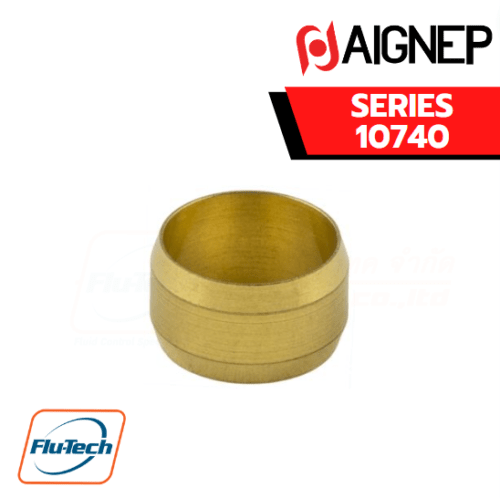 AIGNEP – SERIES 10740  BRASS OLIVE of compression fittings -  flutechthailand