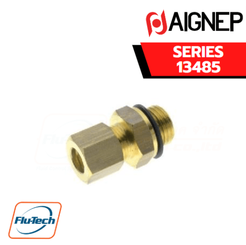 AIGNEP – SERIES 13485 | STRAIGHT MALE ADAPTOR (PARALLEL)