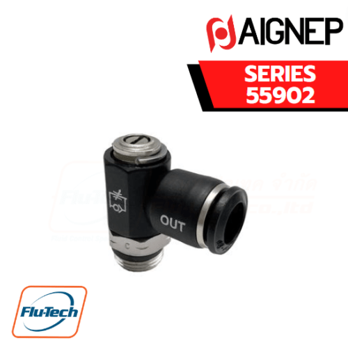 AIGNEP – SERIES 55902 ORIENTING FLOW REGULATOR FOR CYLINDER (PARALLEL)