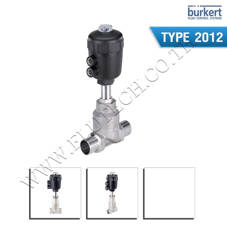 BURKERT TYPE 2012 - Pneumatically operated 2/2 way globe valve CLASSIC