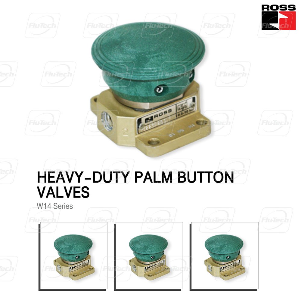 Heavy-Duty Palm Button Valves 12 Series