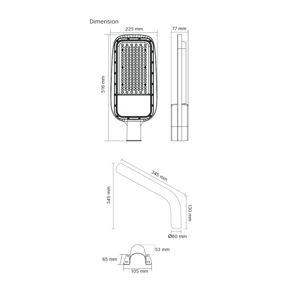 Pace Rng150 Led SHINING LED Street light Gen4 150W