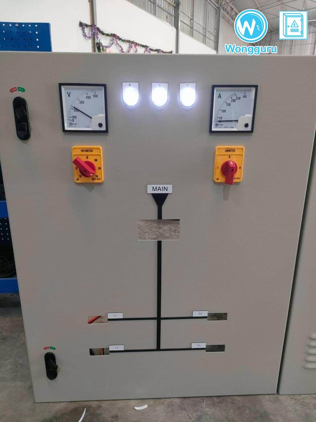 ตู้ควบคุมไฟฟ้าหลัก (MDB)-DB Panel Main 250A Feeder 80A