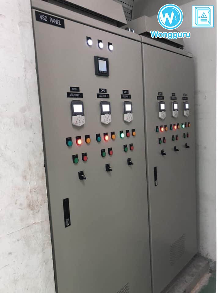ตู้คอนโทรลเครื่องจักร(MCC)-Energy Saving Inverter 37KW