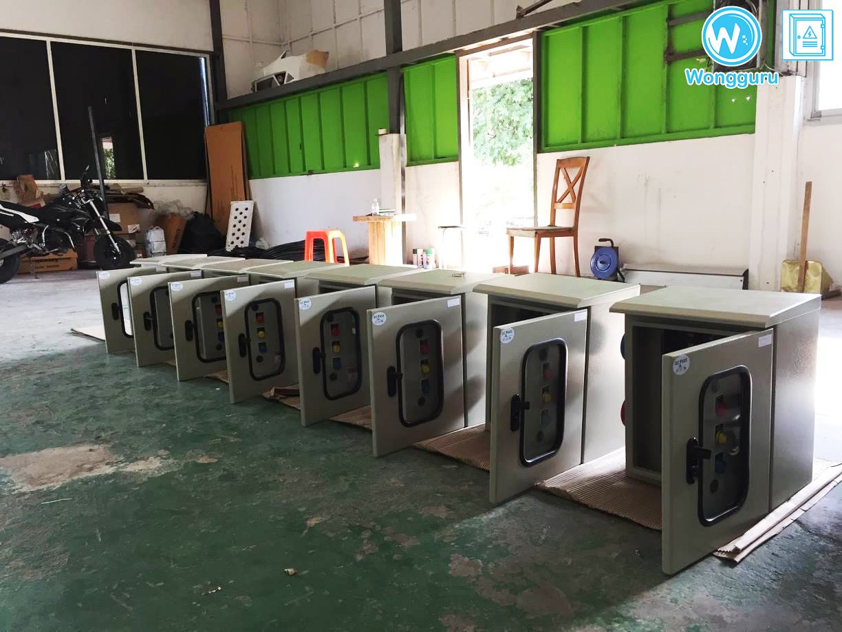 ตู้ควบคุมไฟฟ้าหลัก (MDB)-Motor & Power Plug Control Panel