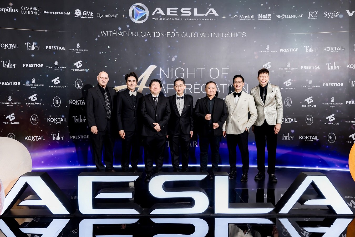AESLA จัดงาน A NIGHT OF APPRECIATION GALA 2025 เชิดชูเกียรติแพทย์ความงามผู้ทรงคุณวุฒิของไทย พร้อมเปิดตัวนวัตกรรมความงามจากบริษัทระดับโลก