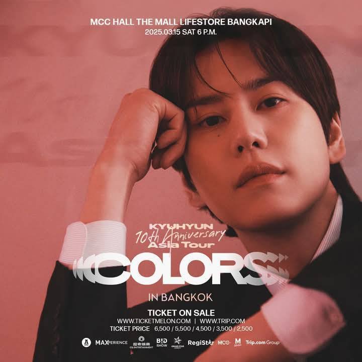อีกไม่กี่วันเท่านั้น! ประเทศไทยจะมี "คยูฮยอน" ในงาน KYUHYUN 10th Anniversary Asia Tour 'COLORS' in BANGKOK