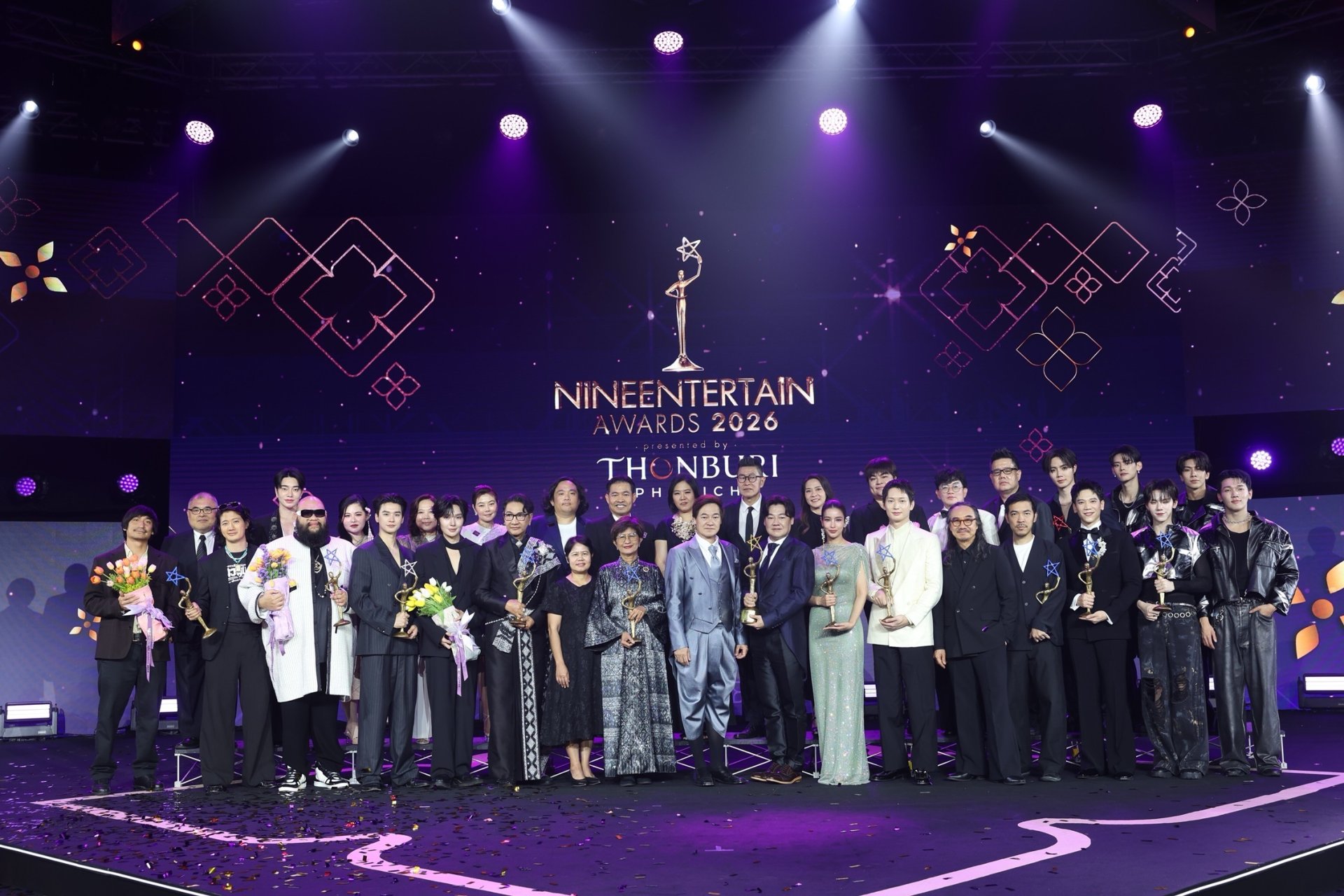 "ทุกวินาที ทำด้วยหัวใจ กับ 16 รางวัลแห่งคุณค่า" งานประกาศผลรางวัล "ไนน์เอ็นฯ อวอร์ด 2026 presented by Thonburi Phanich"