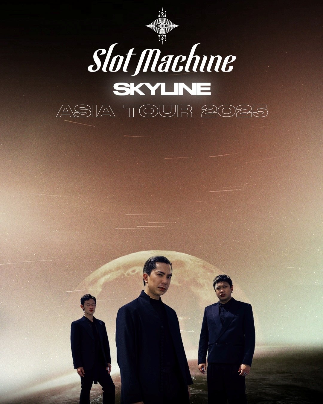 Slot Machine บุกเอเชีย! ประกาศทัวร์ใหญ่ "Skyline Asia Tour 2025" พร้อมระเบิดความมันส์  พบแฟนเพลง 6 ประเทศเต็มพิกัด!! 