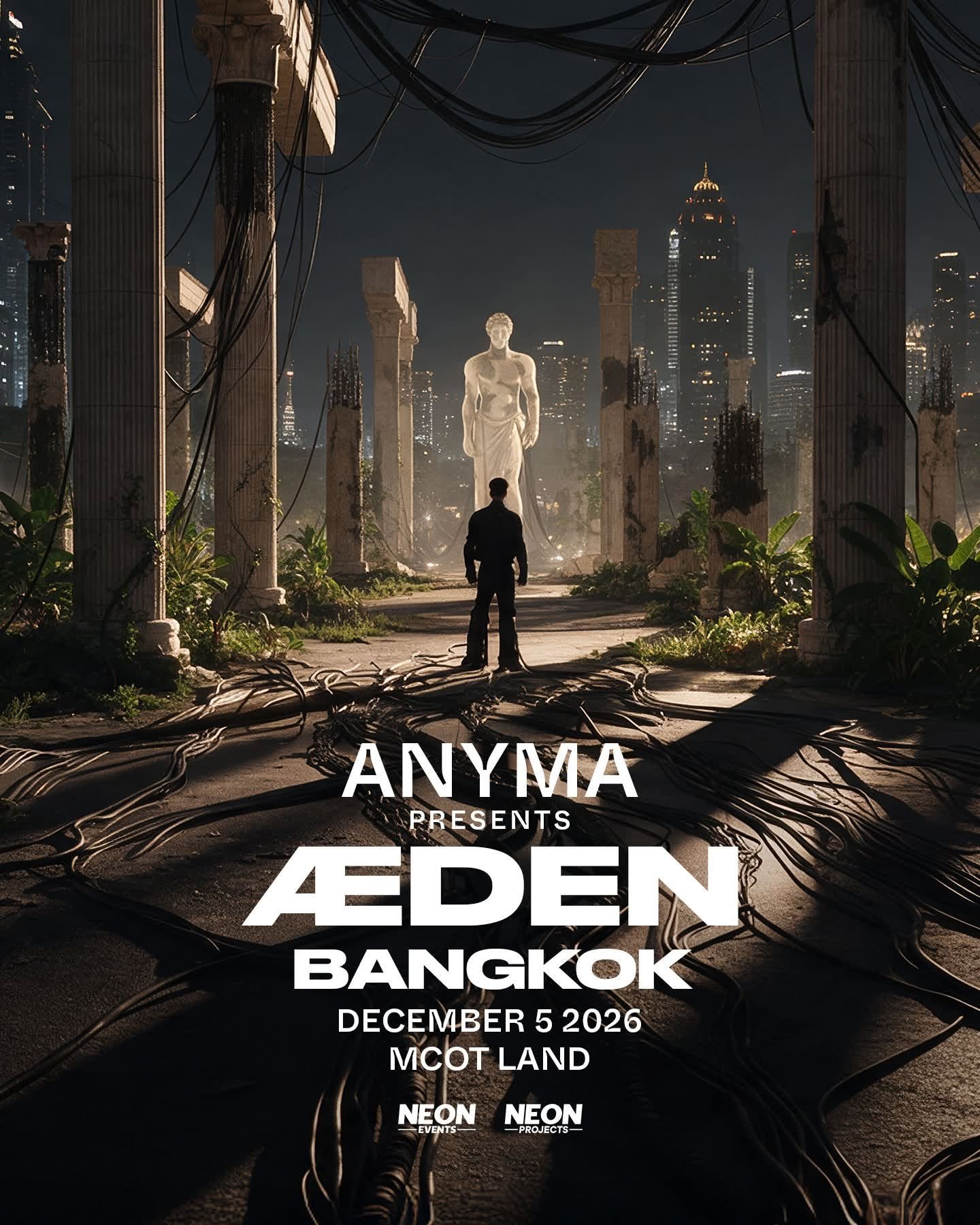 Anyma ดีเจระดับโลก เจ้าของเพลง "Bad Angel" ที่ร่วมงานกับ LISA เตรียมนำโชว์ 'ÆDEN' บุกกรุงเทพฯ 5 ธันวาคมนี้ ที่เดียวในเอเชียตะวันออกเฉียงใต้