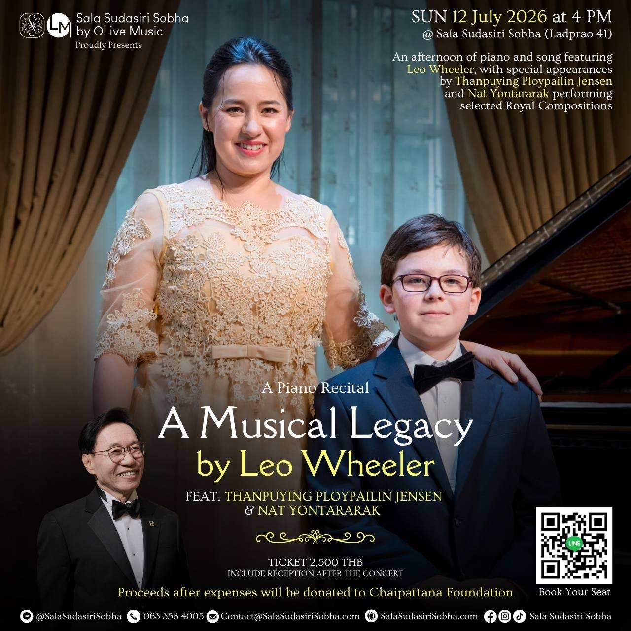 A Musical Legacy by Leo Wheeler feat. Thanpuying Ploypailin Jensen & Nat Yontararak คอนเสิร์ตแห่งการส่งต่อมรดกทางดนตรีจากรุ่นสู่รุ่น โดย ลีโอ วีลเลอร์ (Leo Wheeler)