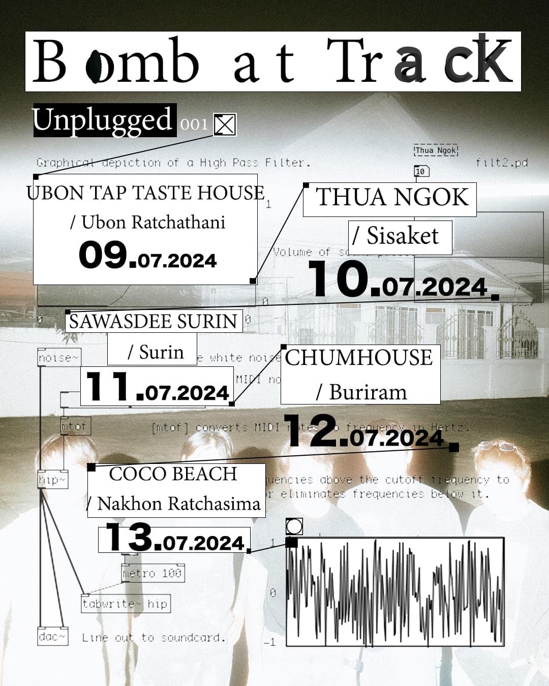 BOMB AT TRACK ทัวร์ Unplugged ครั้งแรก 5 จังหวัด พิเศษ..ฟังเพลงใหม่ก่อนใคร!