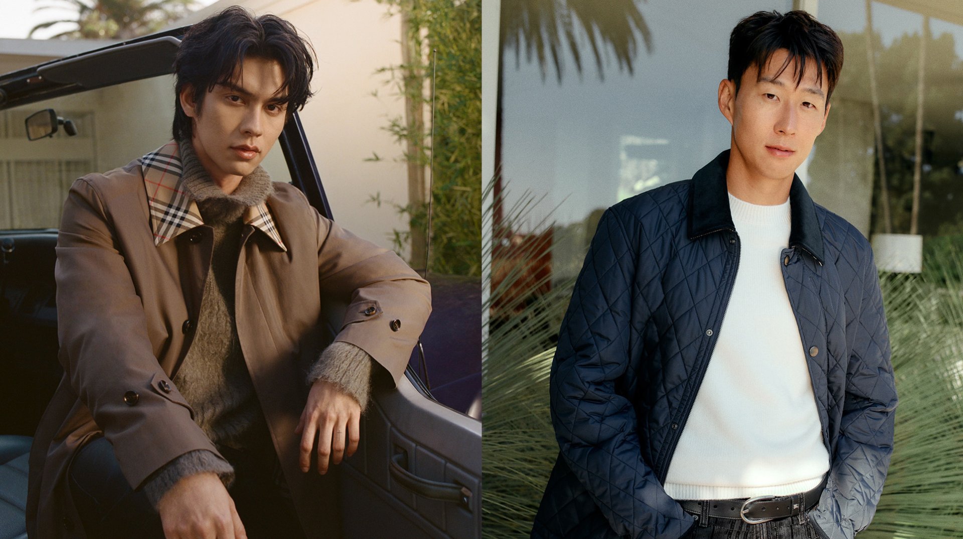 สองซูเปอร์สตาร์เอเชีย! 'ไบร์ท วชิรวิชญ์' ประกบ 'ซน ฮึงมิน' แข้งดังระดับโลก ในแคมเปญใหม่ Burberry