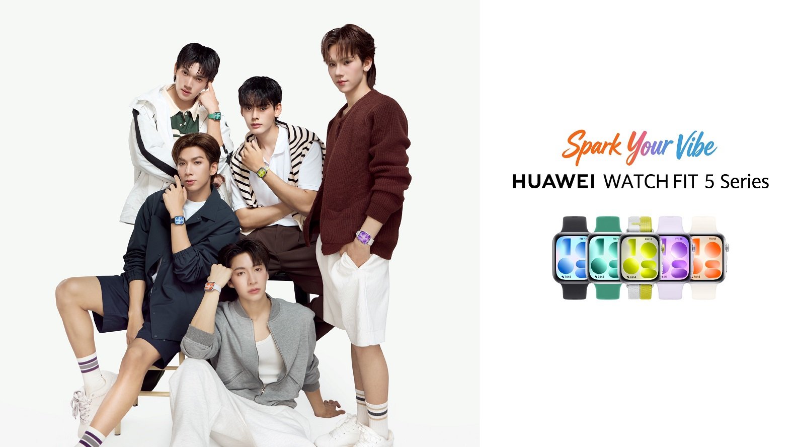 หัวเว่ย ดึง 'PERSES' คัมแบ็กนั่งแท่นเซเลบริตี้ แคมเปญ HUAWEI WATCH FIT 5 Series สมาร์ทวอทช์แห่งปี ให้คนรุ่นใหม่ใช้ชีวิตได้เต็มที่แบบ "Fit For Your Better Life"