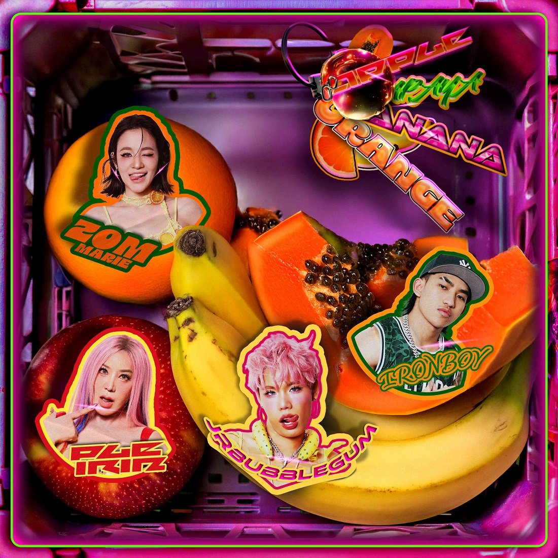 "แอปเปิ้ล มะละกอ กล้วย ส้ม" ซิงเกิลใหม่จาก JRBUBBLEGUM ชวน เปิ้ล ไอริน, ส้ม มารี และ Ironboy ร่วมเฉลิมฉลองตัวตนและอิสรภาพ ผ่านจังหวะแดนซ์สุดเฟสติวัล