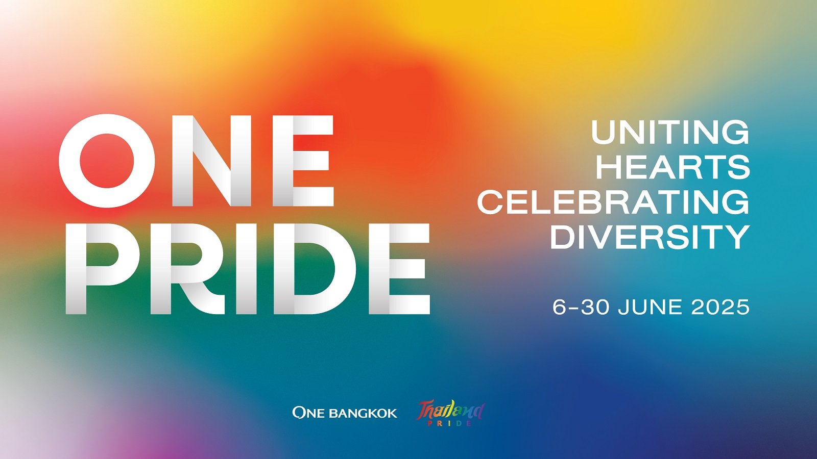 วัน แบงค็อก เฉลิมฉลองเดือนแห่งความภาคภูมิใจกับ "One Bangkok, One Pride: Uniting Hearts, Celebrating Diversity" เปิดพื้นที่ส่งเสริมทุกความหลากหลายและแตกต่าง