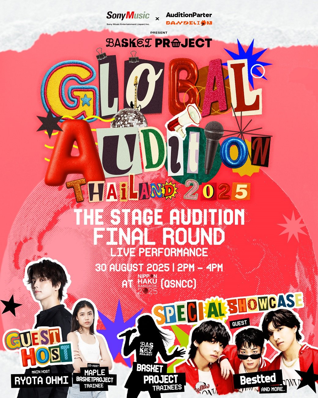 SMEJ x AuditionPartner x DDL GLOBAL AUDITION THAILAND 2025 THE STAGE AUDITION FINAL ROUND | LIVE PERFORMANCE