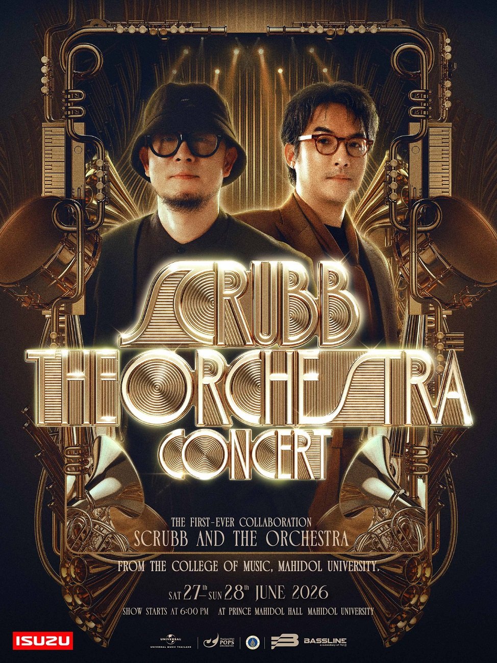 SCRUBB The Orchestra Concert คอนเสิร์ตออร์เคสตร้าเต็มรูปแบบ กับเพลงสุดละมุนที่คุ้นเคยของ SCRUBB ในรูปแบบที่คุณไม่เคยได้ยินมาก่อน ฉลองครบรอบ 26 ปีอย่างยิ่งใหญ่พร้อมกัน 27-28 มิ.ย. นี้