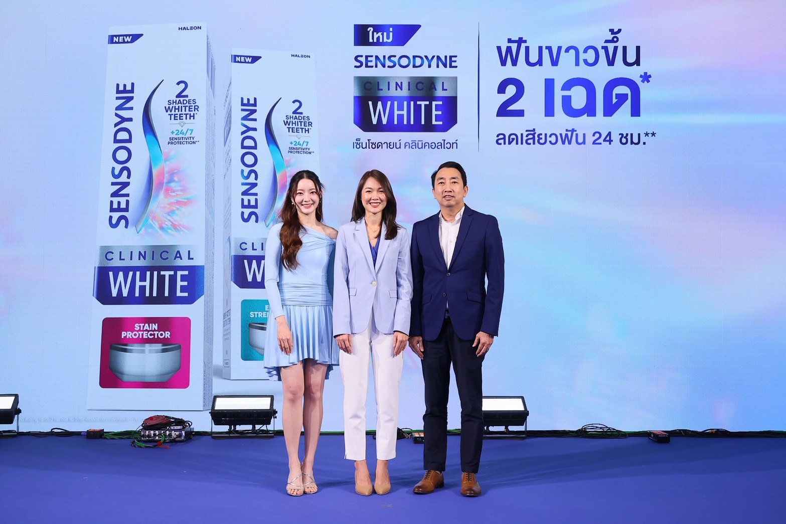 'อิ้งค์ วรันธร' นั่งแท่นพรีเซ็นเตอร์สินค้าใหม่ล่าสุด "Sensodyne Clinical White"