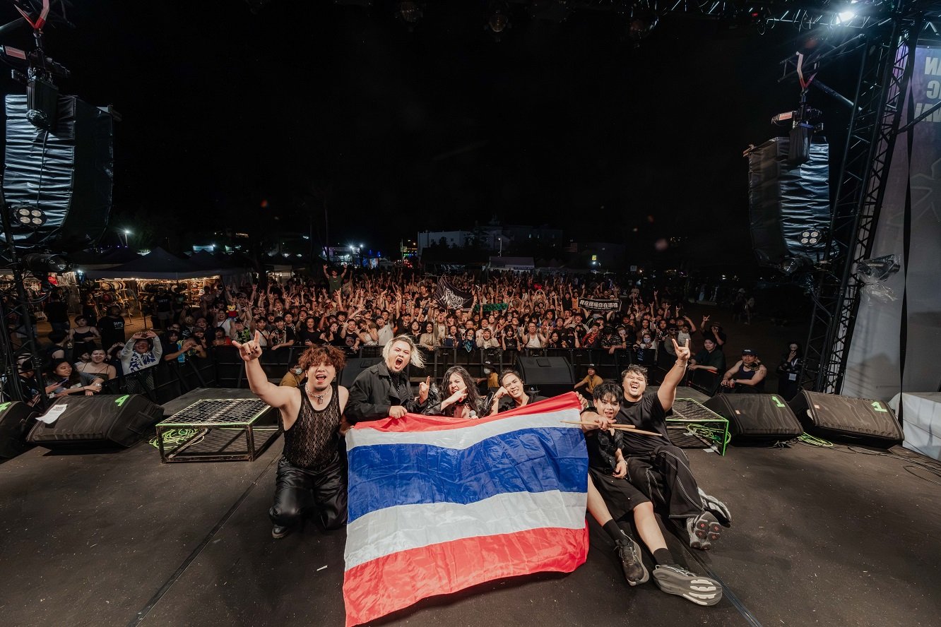 หนึ่งเดียวจากไทย! TRAGEDY OF MURDER จัดความเดือด ณ TAIWAN MUSIC FESTIVAL สร้างไวรัลใน THREADS ผู้ชมหลักล้าน