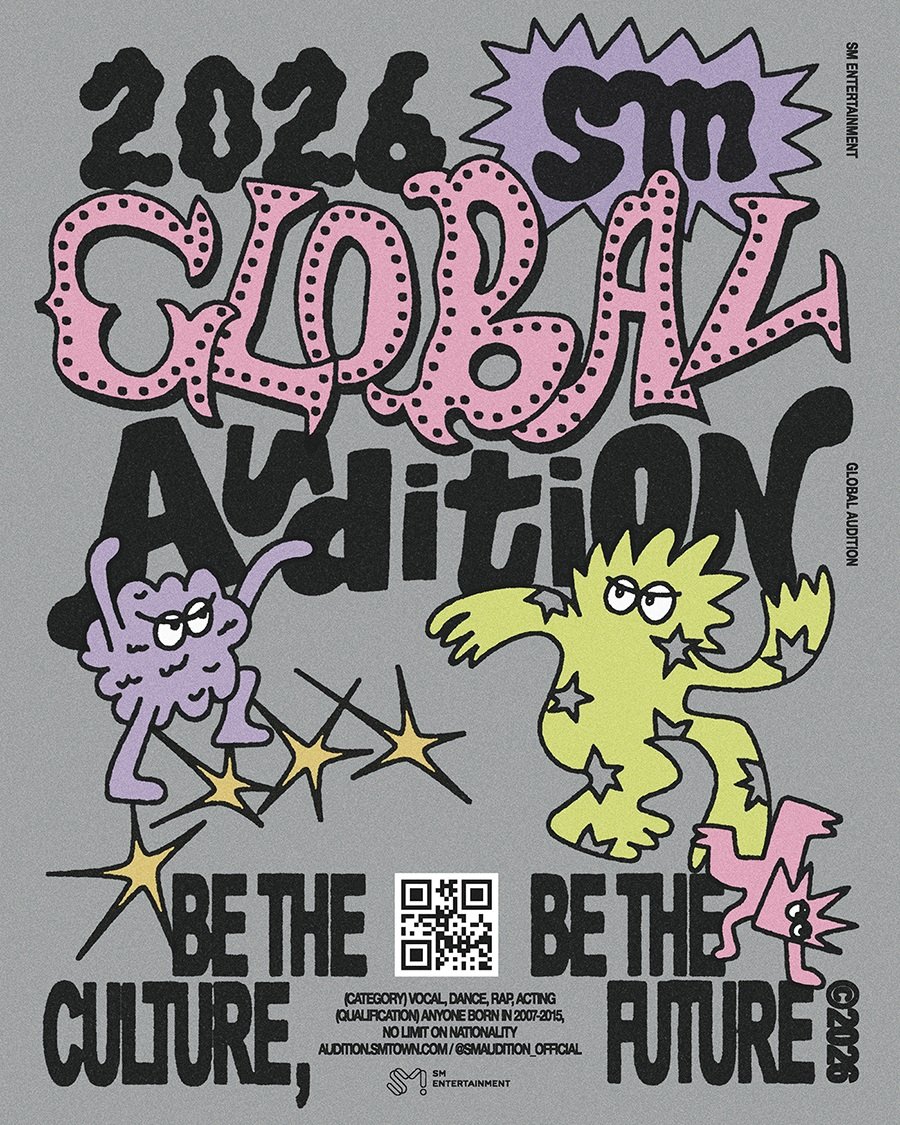 SM ENTERTAINMENT ประกาศจัด "2026 SM GLOBAL AUDITION" ครอบคลุม 21 ภูมิภาคทั่วโลก การเดินทางครั้งใหม่เพื่อค้นหาไอคอนทางวัฒนธรรมรุ่นต่อไป เปิดรับสมัครแล้ววันนี้ ทางเว็บไซต์ audition.smtown.com