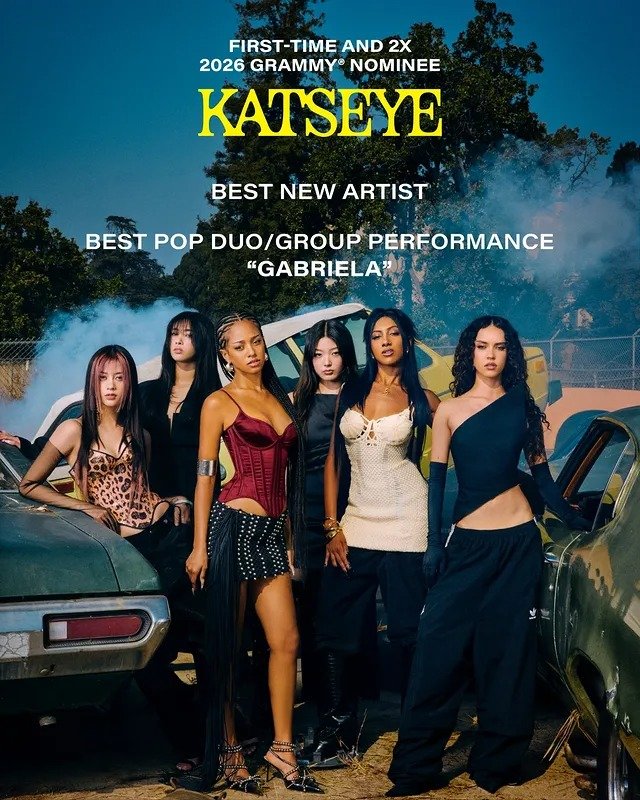 KATSEYE สุดปัง! ถูกเสนอชื่อเข้าชิงรางวัล Grammys 2026 ถึง 2 สาขา พิสูจน์ความสามารถของโกลบอลเกิร์ลกรุ๊ประดับโลกได้อีกครั้ง