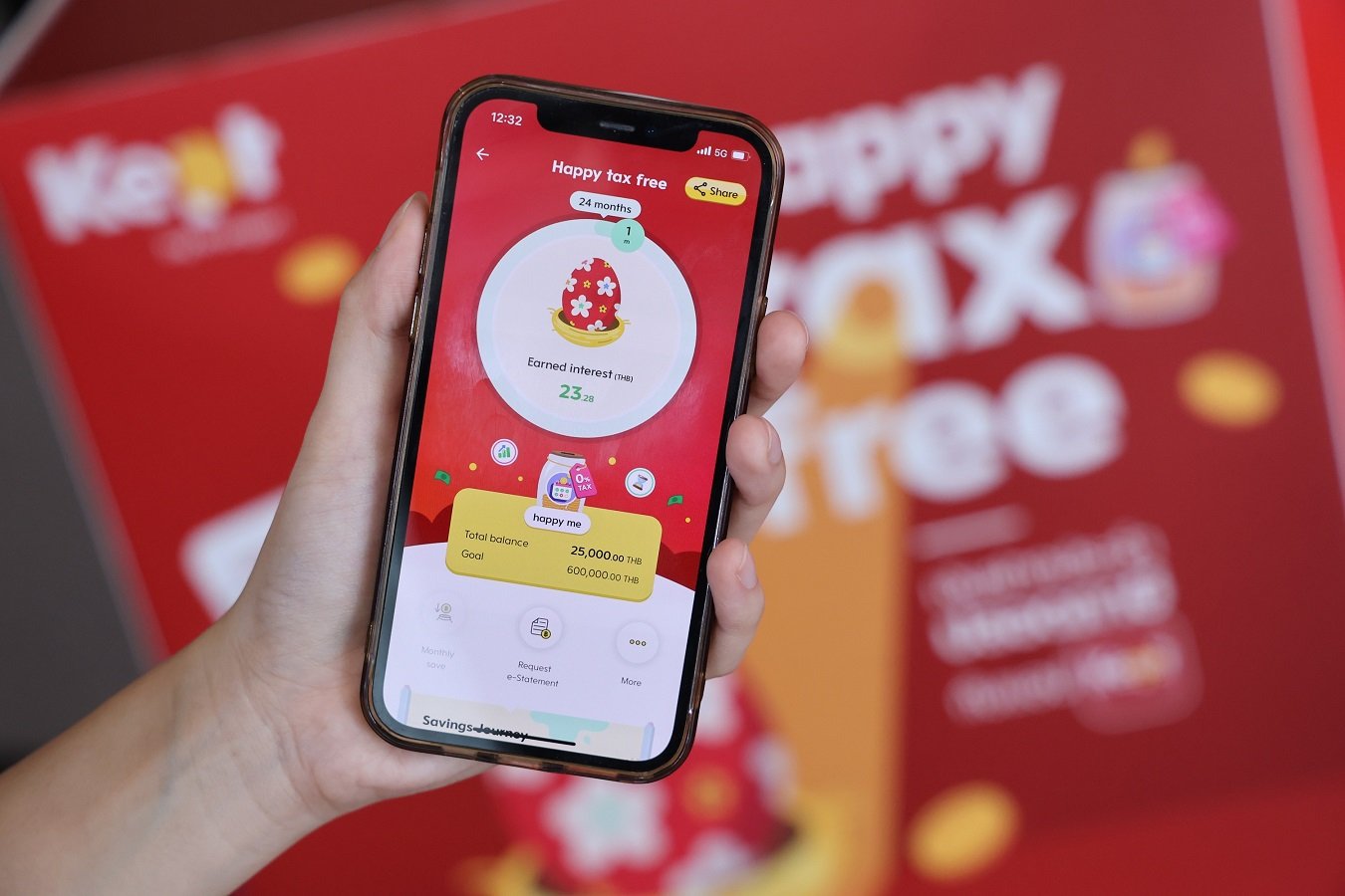 "Kept by krungsri" ตอกย้ำโซลูชันทางการเงินเพื่อคนรุ่นใหม่ ส่ง 'Happy tax free' นวัตกรรมเงินฝากประจำปลอดภาษี จากสมการ "มีวินัย = แฮปปี้" เปลี่ยนเงินฝากประจำให้ง่าย ทำด้วยความสุข ถึงเป้าหมายได้จริง