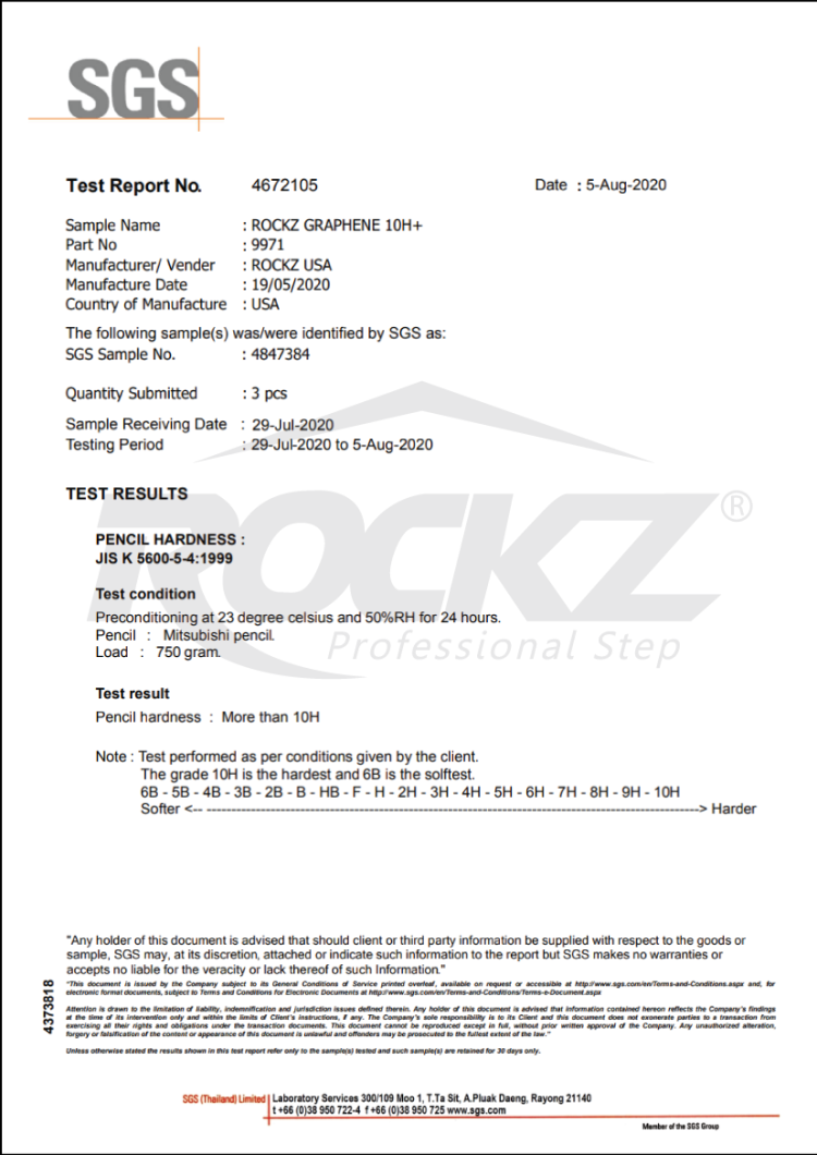 น้ำยาเคลือบแก้วกราฟีน 10H ROCKZ