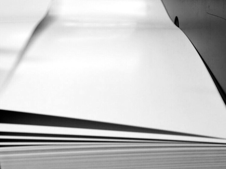 กระดาษกล่องแป้งหลังขาว