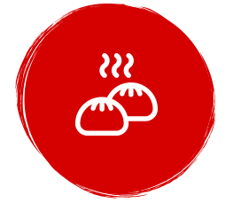 Snack Box แนวจีนพรีเมียม สำหรับงานประชุมผู้บริหาร นำเสนอซาลาเปาทับหลีไส้ปู ขนมจีบไส้กุ้งแม่น้ำ บ๊ะจ่างไส้พิเศษ และหมั่นโถ่วไส้ดัชชีส พร้อมชาอู่หลงเกรดพรีเมียม