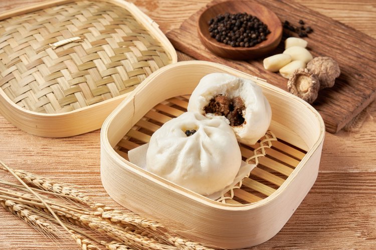 ซาลาเปาไส้หมูค้อง ซาลาเปาทับหลีโฮมเมดลูกต่อลูก แป้งนุ่ม ไส้แน่น