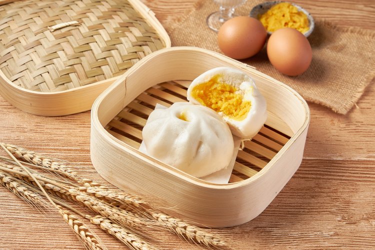 ซาลาเปาไส้ครีม ซาลาเปาทับหลีโฮมเมดลูกต่อลูก แป้งนุ่ม ไส้แน่น หวานกำลังดี