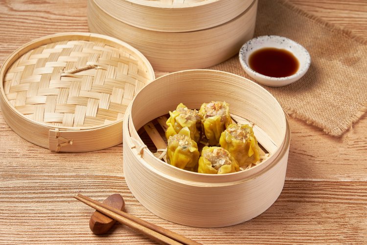 Snack Box ขนมจีบหมูพร้อมซาลาเปา สำหรับงานประชุม งานสัมมนา