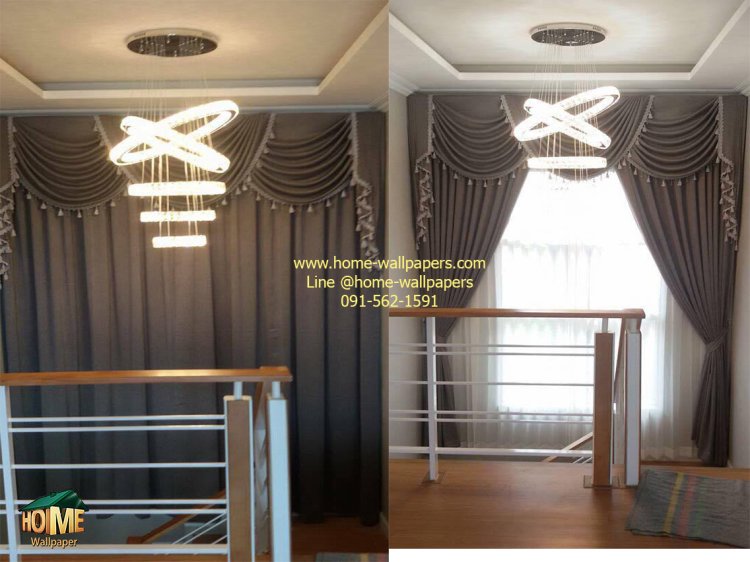 ตัวอย่างผ้าม่านลายหลุยส์