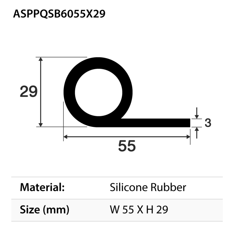 Silicone Extrusion P-Section - ptiglobalproducts