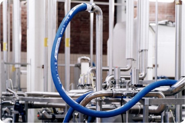 Food suction and delivery hose