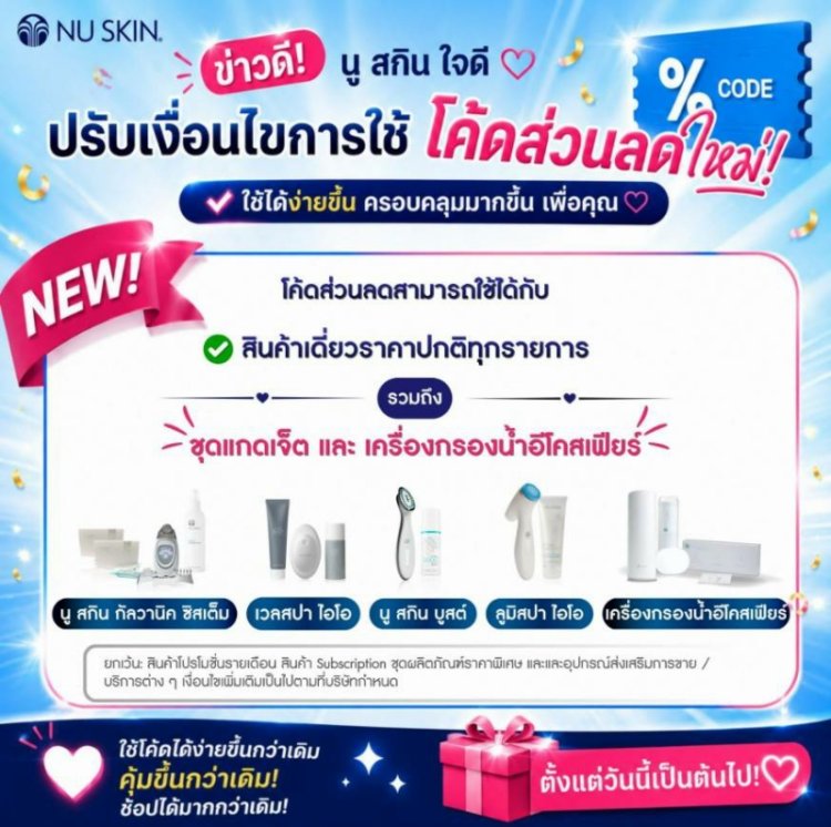 โปรโมชั่น วันแม่ นู สกิน nu skin promotion mother's day 2